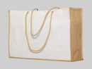 Borsa Juta Bianco/Naturale 55x36x17cm | 50pz | 5,20€ cad.
