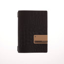 Portamenu Linea Fashion | Marrone Coccodrillo