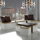 Kubotto lounge ecopelle ignifugo CAT B