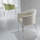 Sedia imbottita Ecopelle Moon