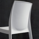 Sedia plastica Falena Velvet