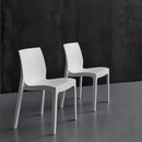 Sedia plastica Falena Velvet