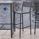 Sgabello alto Out Metal
