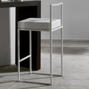 Sgabello ecopelle Prisma 65cm