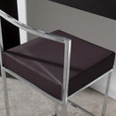 Sgabello ecopelle Prisma 80cm