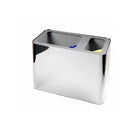 Cestino raccolta differenziata di design Acciaio inox Lucido - 2 e 3 fori