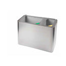 Cestino raccolta differenziata di design Acciaio inox Satinato - 2 e 3 fori