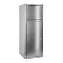 Contenitore quadrato con anta basculante in acciaio inox - 60 litri