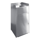Contenitore svuota vassoi Fast Food Acciaio inox - 260 litri