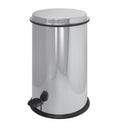 Pattumiera con coperchio inox e apertura a pedale Acciaio Inox Lucido