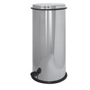 Pattumiera con coperchio inox e apertura a pedale Acciaio Inox Lucido