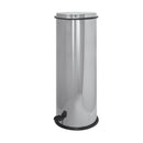 Pattumiera con coperchio inox e apertura a pedale Acciaio Inox Lucido