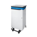 Contenitore rettangolare con pedale e ruote - 110 litri