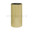 Portaombrelli cilindrico in Acciaio Inox Ottonato - ø25x50h cm