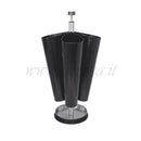 Portaombrelli c/vaschetta raccogli acqua - 4 posti - ø25/38x73h cm