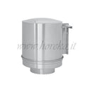 Portarotolo bobine carta verticale a muro - Acciaio inox Satinato